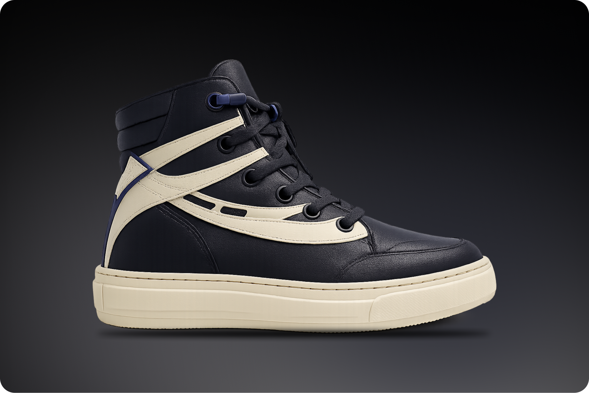 Herald - Navy Ivory